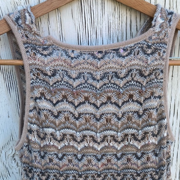 Calypso St Barth Mini Sleeveless Knit Neutral Colored Dress With Under Slip XS - Picture 3 of 6